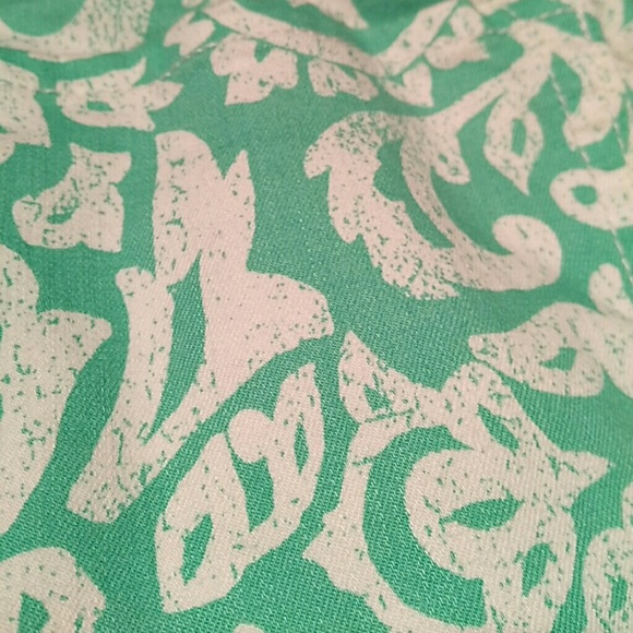 Green and white stretchy skinny jeans - Picture 7 of 8